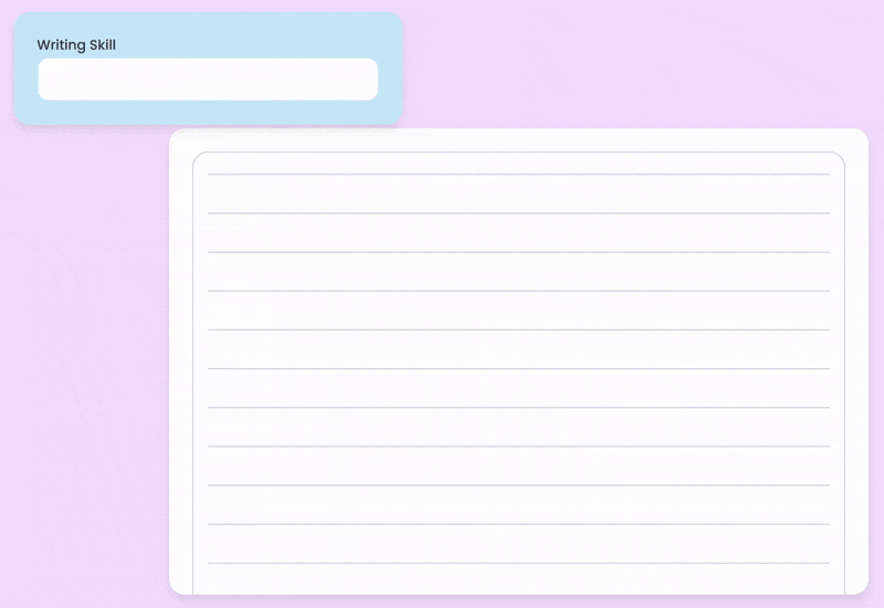 Tool mockup of the materials generator showing the custom inputs and a generated student worksheet on outlining an introduction for a research essay on Macbeth.